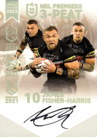 2023 NRL Premiers Signature Collection - PS11 James Fisher-Harris Penrith Panthers