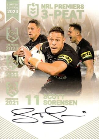 2023 NRL Premiers Signature Collection - PS12 Scott Sorensen Penrith Panthers