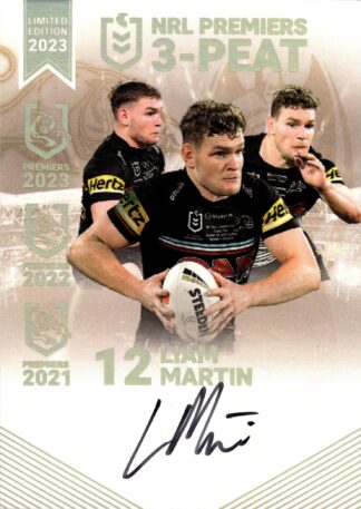 2023 NRL Premiers Signature Collection - PS13 Liam Martin Penrith Panthers