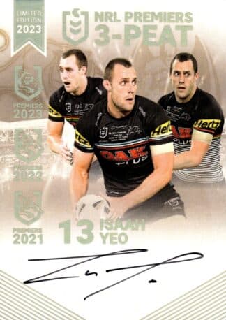 2023 NRL Premiers Signature Collection - PS14 Isaah Yeo Penrith Panthers