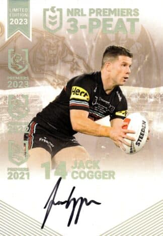 2023 NRL Premiers Signature Collection - PS15 Jack Cogger Penrith Panthers