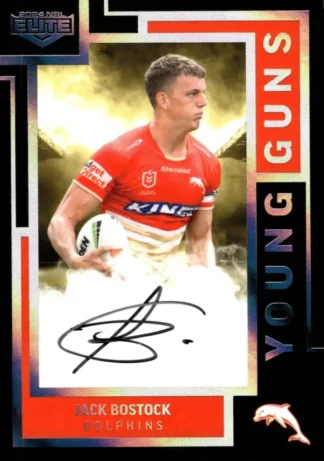 2024 NRL Elite Young Guns Signature - YGS05 Jack Bostock Dolphins