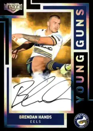 2024 NRL Elite Young Guns Signature - YGS11 Brendan Hands Parramatta Eels