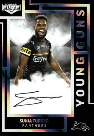 2024 NRL Elite Young Guns Signature - YGS12 Sunia Turuva Penrith Panthers