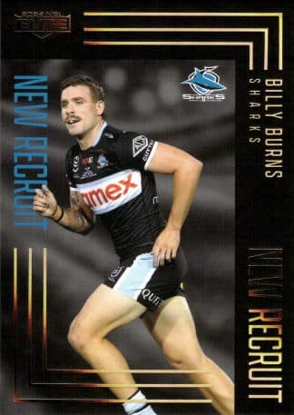 2024 NRL Elite New Recruits Album Card - NRA04 Billy Burns Cronulla Sharks