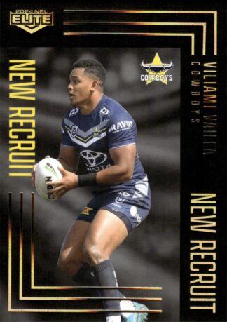2024 NRL Elite New Recruits Album Card - NRA10 Viliami Vailea North Queensland Cowboys