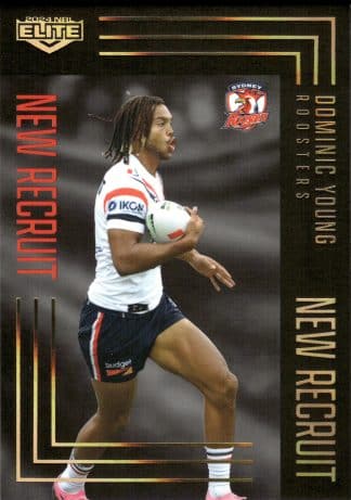 2024 NRL Elite New Recruits Album Card - NRA15 Dominic Young Smith Sydney Roosters