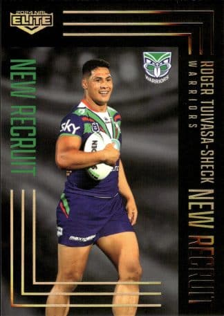 2024 NRL Elite New Recruits Album Card - NRA16 Roger Tuivasa-Sheck Warriors