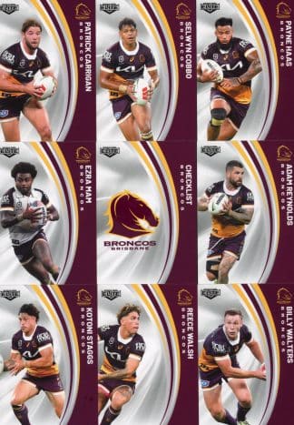 2024 NRL Elite Base Team Set - Brisbane Broncos