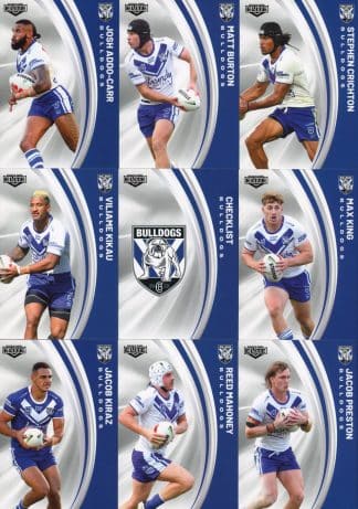 2024 NRL Elite Base Team Set - Canterbury Bulldogs