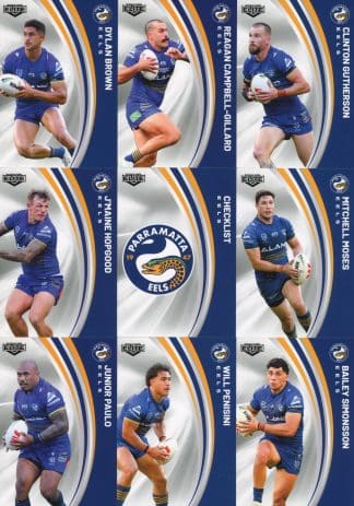 2024 NRL Elite Base Team Set - Parramatta Eels