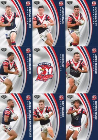 2024 NRL Elite Base Team Set - Sydney Roosters
