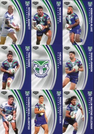 2024 NRL Elite Base Team Set - Warriors