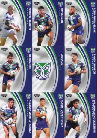 2024 NRL Elite Base Team Set - Warriors