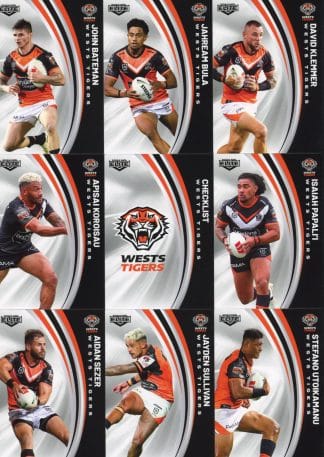 2024 NRL Elite Base Team Set - Wests Tigers