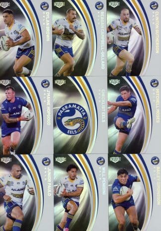 2024 NRL Elite Silver Special Team Set - Parramatta Eels