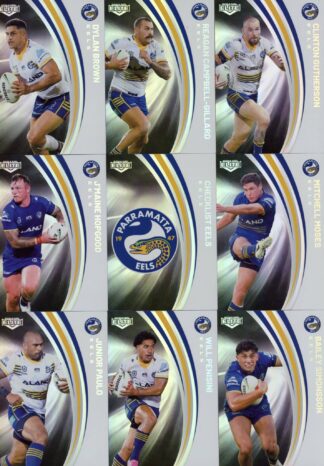 2024 NRL Elite Silver Special Team Set - Parramatta Eels