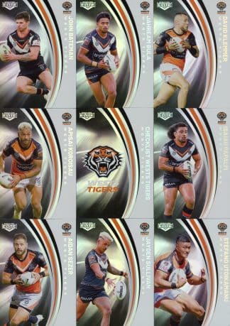 2024 NRL Elite Silver Special Team Set - Wests Tigers