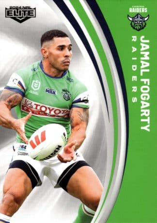 2024 NRL Elite Common Card - Base 011 Jamal Fogarty Canberra Raiders
