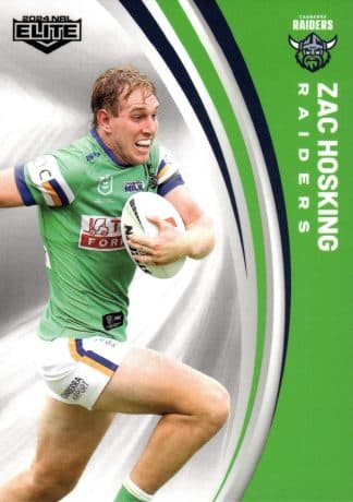 2024 NRL Elite Common Card - Base 012 Zac Hosking Canberra Raiders