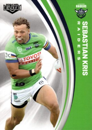 2024 NRL Elite Common Card - Base 013 Sebastian Kris Canberra Raiders