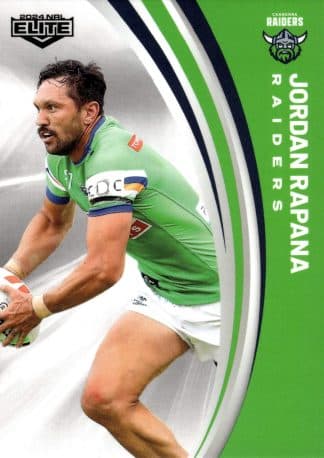 2024 NRL Elite Common Card - Base 014 Jordan Rapana Canberra Raiders