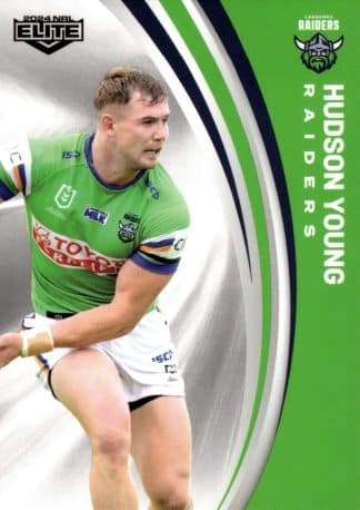 2024 NRL Elite Common Card - Base 018 Hudson Young Canberra Raiders