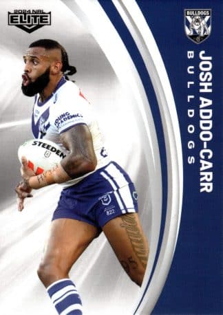 2024 NRL Elite Common Card - Base 020 Josh Addo-Carr Canterbury Bulldogs
