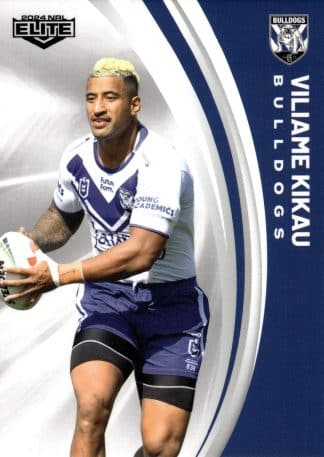2024 NRL Elite Common Card - Base 023 Viliame Kikau Canterbury Bulldogs