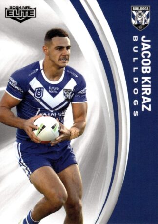 2024 NRL Elite Common Card - Base 025 Jacob Kiraz Canterbury Bulldogs