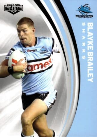 2024 NRL Elite Common Card - Base 029 Blayke Brailey Cronulla Sharks