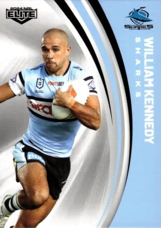 2024 NRL Elite Common Card - Base 032 William Kennedy Cronulla Sharks