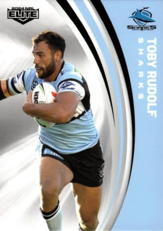 2024 NRL Elite Common Card - Base 035 Toby Rudolf Cronulla Sharks