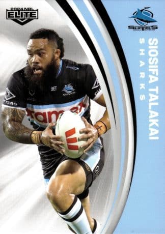2024 NRL Elite Common Card - Base 036 Siosifa Talakai Cronulla Sharks