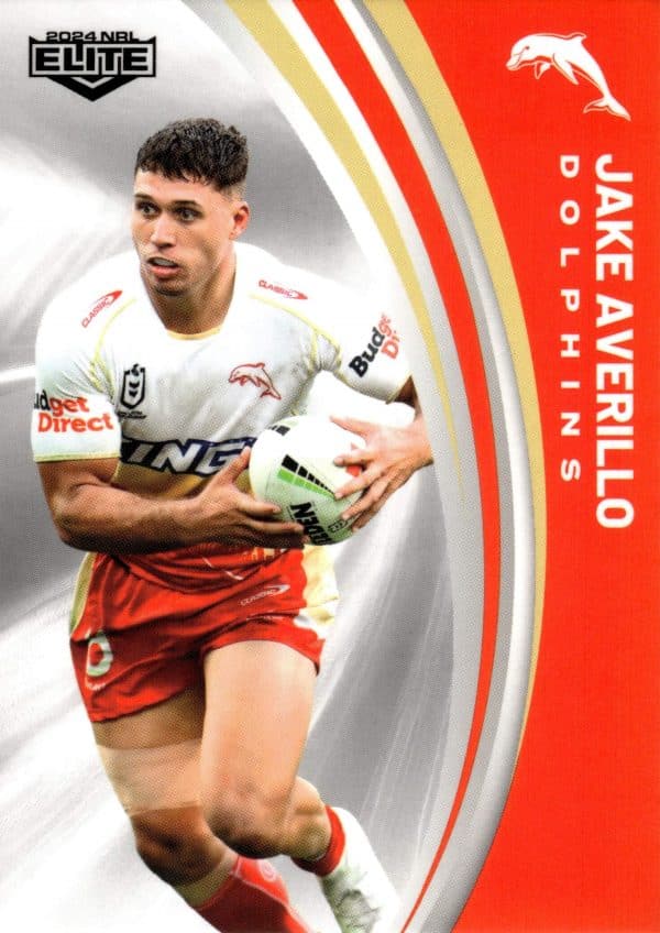 2024 NRL Elite Common Card - Base 038 Jake Averillo Dolphins