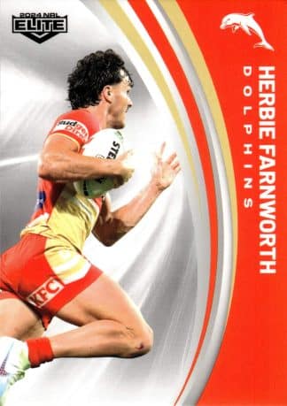 2024 NRL Elite Common Card - Base 040 Herbie Farnworth Dolphins