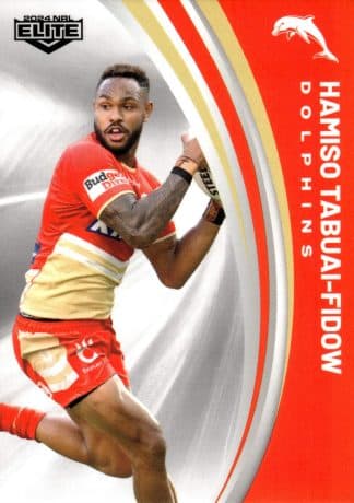 2024 NRL Elite Common Card - Base 045 Hamiso Tabuai-Fidow Dolphins