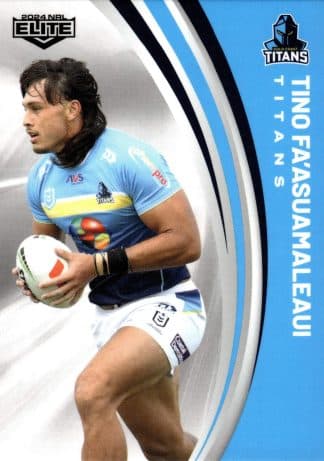 2024 NRL Elite Common Card - Base 049 Tino Fa'asuamaleaui Gold Coast Titans