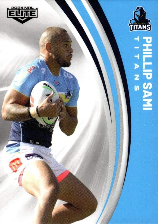 2024 NRL Elite Common Card - Base 054 Phillip Sami Gold Coast Titans
