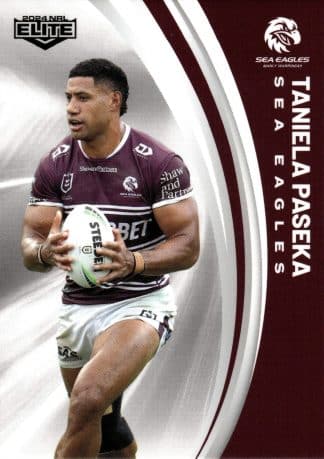 2024 NRL Elite Common Card - Base 061 Taniela Paseka Manly Sea Eagles