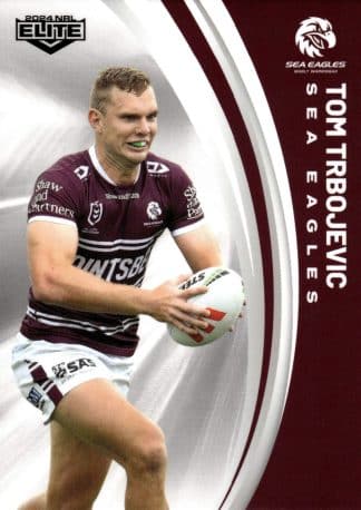 2024 NRL Elite Common Card - Base 063 Tom Trbojevic Manly Sea Eagles