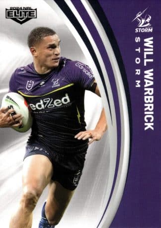 2024 NRL Elite Common Card - Base 072 Will Warbrick Melbourne Storm