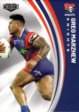 2024 NRL Elite Common Card - Base 078 Greg Marzhew Newcastle Knights