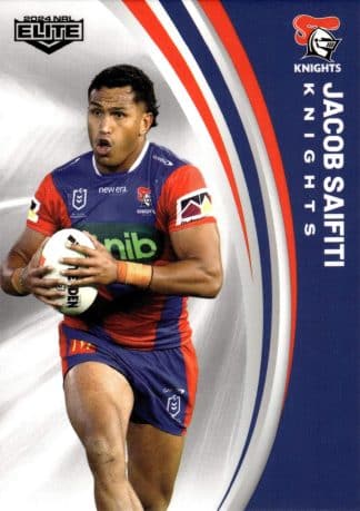 2024 NRL Elite Common Card - Base 080 Jacob Saifiti Newcastle Knights