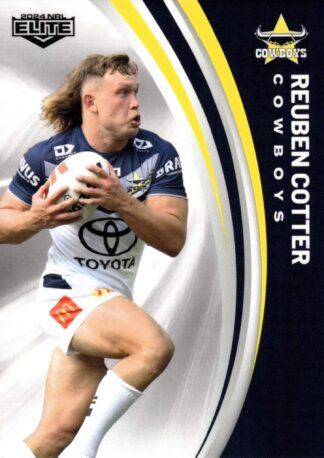 2024 NRL Elite Common Card - Base 083 Reuben Cotter North Queensland Cowboys