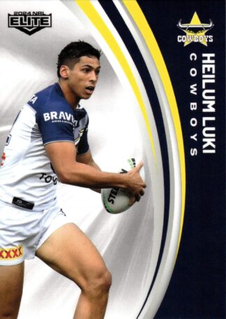 2024 NRL Elite Common Card - Base 087 Heilum Luki North Queensland Cowboys