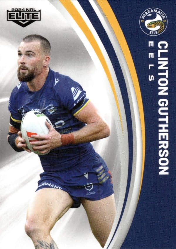 2024 NRL Elite Common Card - Base 094 Clinton Gutherson Parramatta Eels