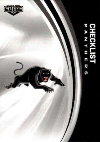 2024 NRL Elite Common Card - Base 100 Checklist Penrith Panthers