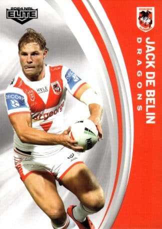 2024 NRL Elite Common Card - Base 119 Jack De Belin St George Illawarra Dragons