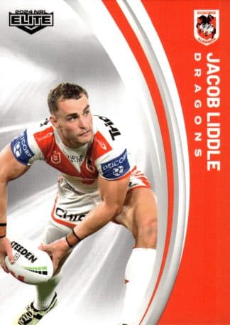2024 NRL Elite Common Card - Base 123 Jacob Liddle St George Illawarra Dragons